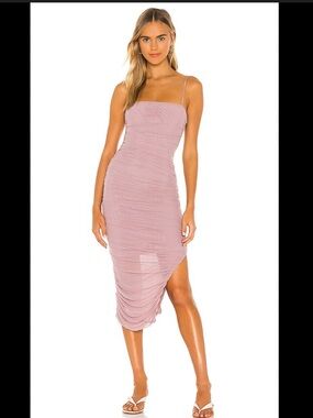 SNDYS SIMONE DRESS IN MAUVE